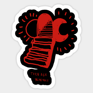 teen age 17 Sticker